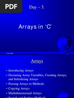 4 Arrays in 'C'