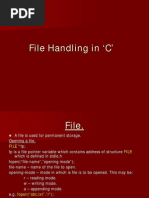 8 File Handling in C'