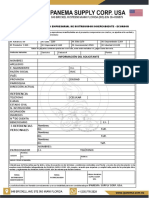 Información Del Solicitante: Solicitud Y Contrato Empresarial de Distribuidor Independiente - Ecuador