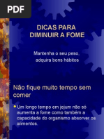 Dicas Para Diminuir a Fome-IADI