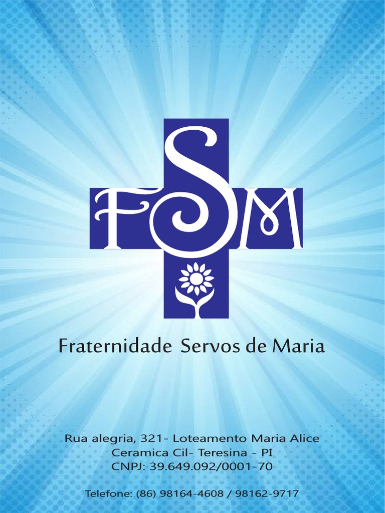 portifolio FRATERNIDADE SERVOS DE MARIA PDF Adolescência