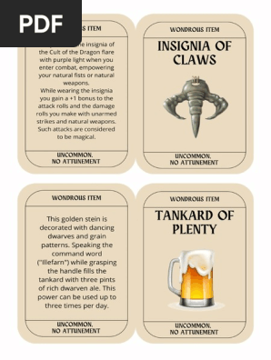 Item Cards - Hoard of the Dragon QueenPART