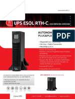 UPS ESOL RTH C Online Enersafe 1a3KVA B