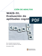WAIS-IV Evaluacion de La Cognición ACT