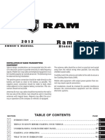 2012 Ram Diesel Owners Manual
