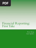 Financial Reporting First Take - Ron King