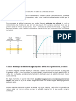 Utilidad Total: Cuándo Disminuye La Utilidad Marginal y Cómo Afecta Eso Al Precio de Un Producto