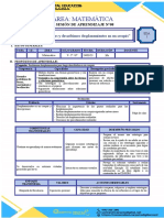 V Sesión de Aprendizaje Sesión8 Sem.1 Exp.1 Matematica