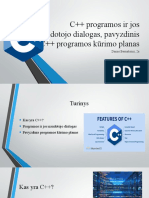 C^M^M programos ir jos naudotojo dialogas^J