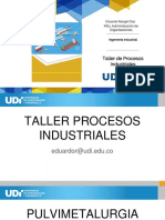 Presentación Clase Taller de Procesos Industriales