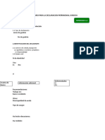 Formulario para La Declaracion Patrimonial Juridica