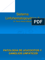 PATOLOGIA-Clase N°9-II-Patologia de Los Organos Hematopoyeticos