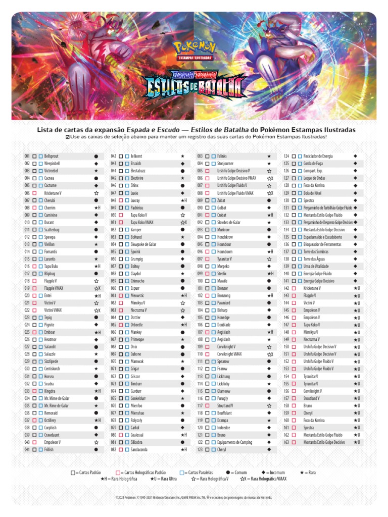 battle styles pokemon card list price - TCG - Collection Tracker Battle Styles Card List Checklist