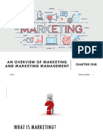 Chapter One An Overview of Marketing Management