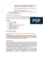 HEMOSTASIA Actividad Asociada A CE1.6. A Desarrollar en Sesión Presencial. Unidad de Aprendizaje 1, Tema 4, Epígrafe 4.6. UF0677