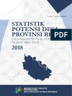 Statistik Potensi Desa Provinsi Riau 2018