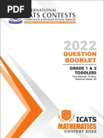 Question Paper ICATS Mathematics Contest 2022 Grade 1 2