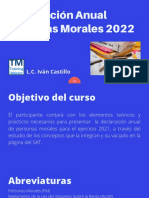 DeclaracióAnual Personas Morales 2022
