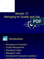 Module12, Managing for Quality and Use