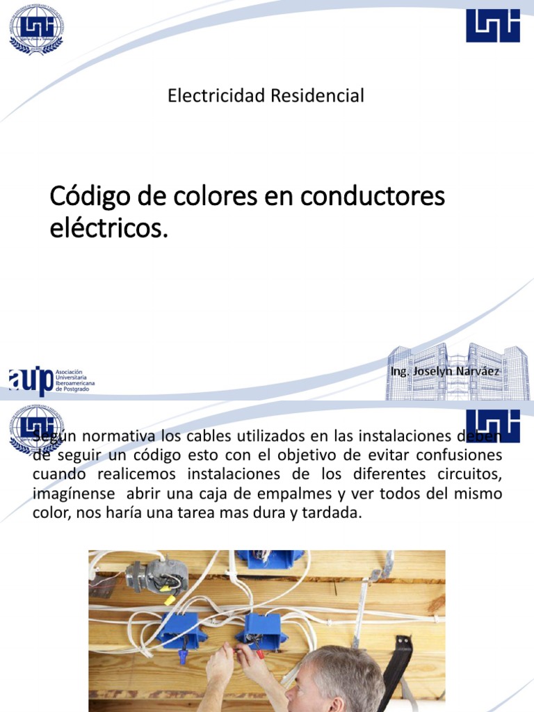 Código de Colores en Conductores Eléctricos | PDF