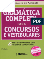 Resumo Gramatica Completa para Concursos e Vestibulares Conforme A Nova Ortografia Nilson Teixeira de Almeida