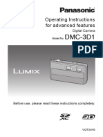 Manual - Panasonic - Câmera - DMC-3D1