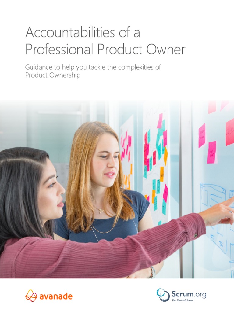 Avanade Scrum Profesisional Product Owner Guide PDF