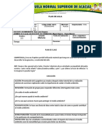 Formato para La Elaboracion Del Plan de Aula