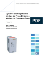WEG CFW 11 Modulo de Frenagem Reostatica dbw03 10001560747 Guia de Instalacao Portugues BR