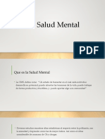 Salud Mental Presentación