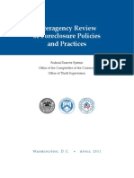 Federal Reserve and OCC Report on Interagency Review of Foreclosure Policies and Practices