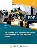 EB 1.1. Cuaderno. Docentes y Programas de Est