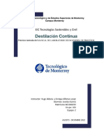 Práctica de Destilación