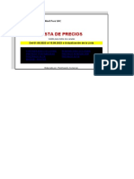 Lista de Precios - 01 09 23