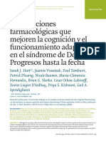 Interveciones Farmacologicas Que Mejoren La Cognicion y El Funcionamiento Adaptativo en El Sindrome de Down