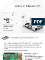 Astronomie Et Raspberry Pi. Philippe Deverchère Sébastien Vauclair RCE Novembre 2016