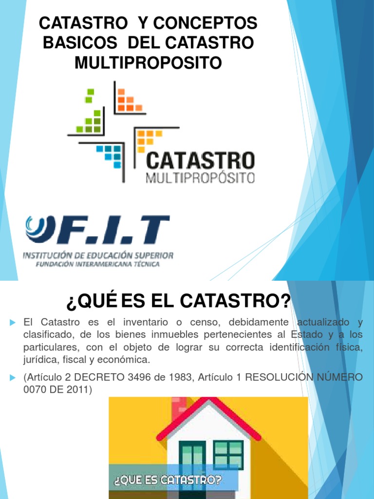 Catastro Multipropósito en Colombia | PDF