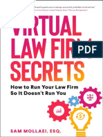 Segredos Do Escritório de Advocacia Virtual - Virtual Law Firm Secrets - How To Run Your Law Firm So It Doesn - T Run You