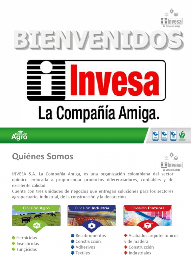 Uso y Manejo Seguro de Agroquimicos Invesa 2.014 | PDF