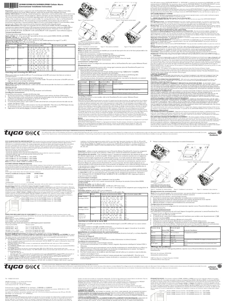 Comunicador DSC Neo PDF License Legal Liability