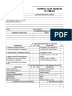 Permiso de Trabajo Electrico - 1