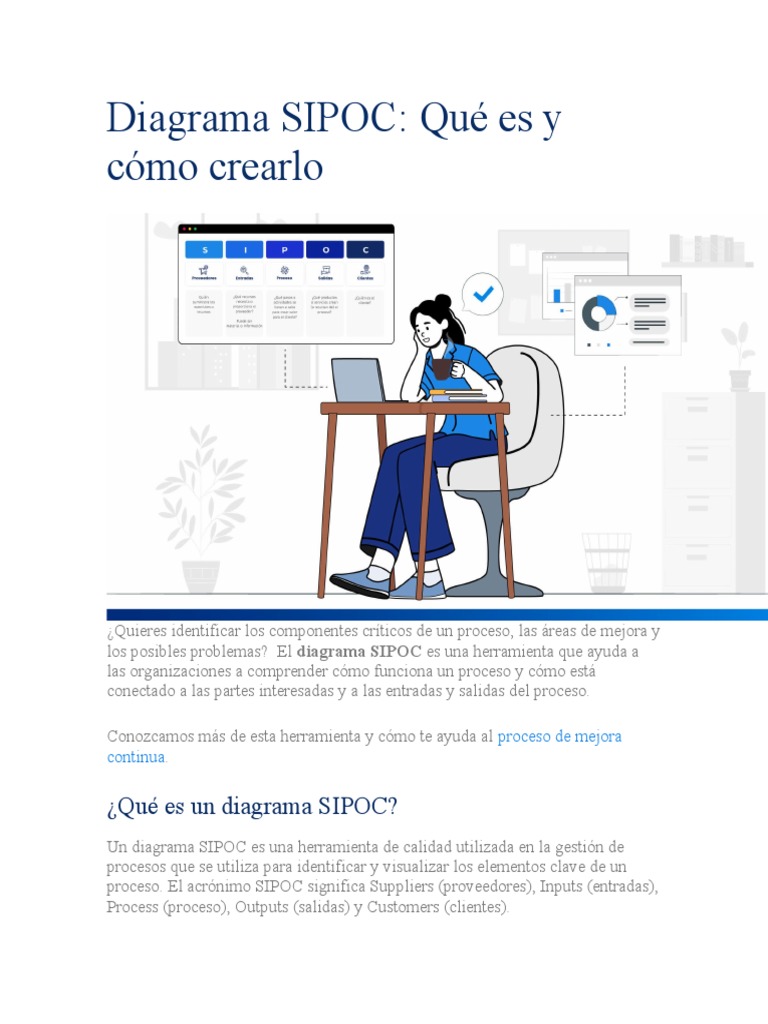 Diagrama SIPOC: Guía y Creación | PDF | Six Sigma | Business