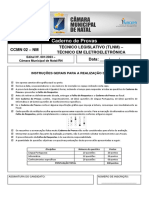 CCMN 02 NM Tecnico Legislativo TLNM Tecnico em Eletroeletronica