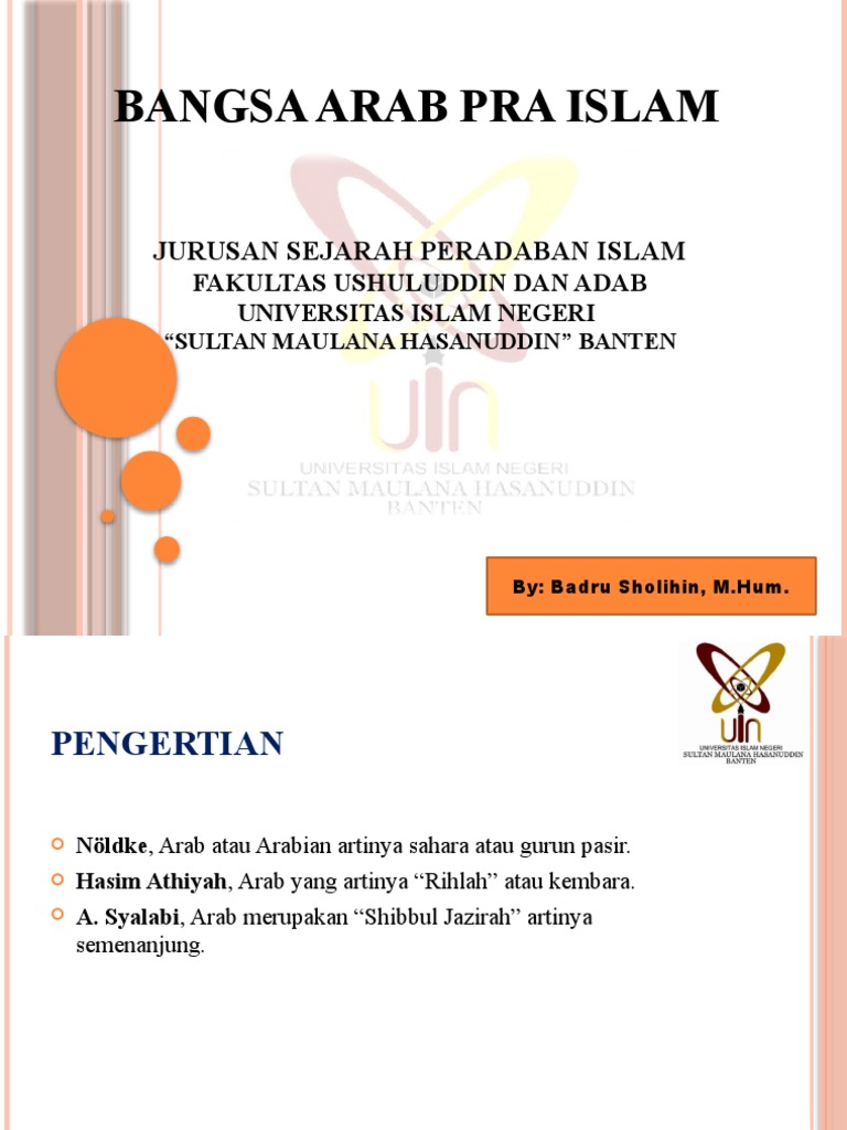Arab Pra Islam | PDF