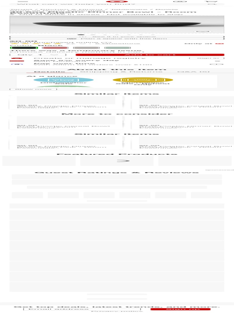 40.5oz Plastic Dinner Bowl Black Room Essentials™ Target PDF