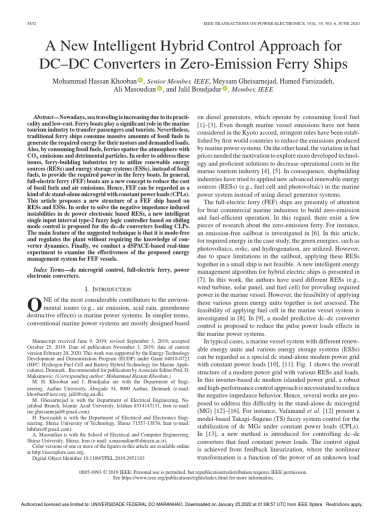 A New Intelligent Hybrid Control Approach For DCDC Converters in Zero ...