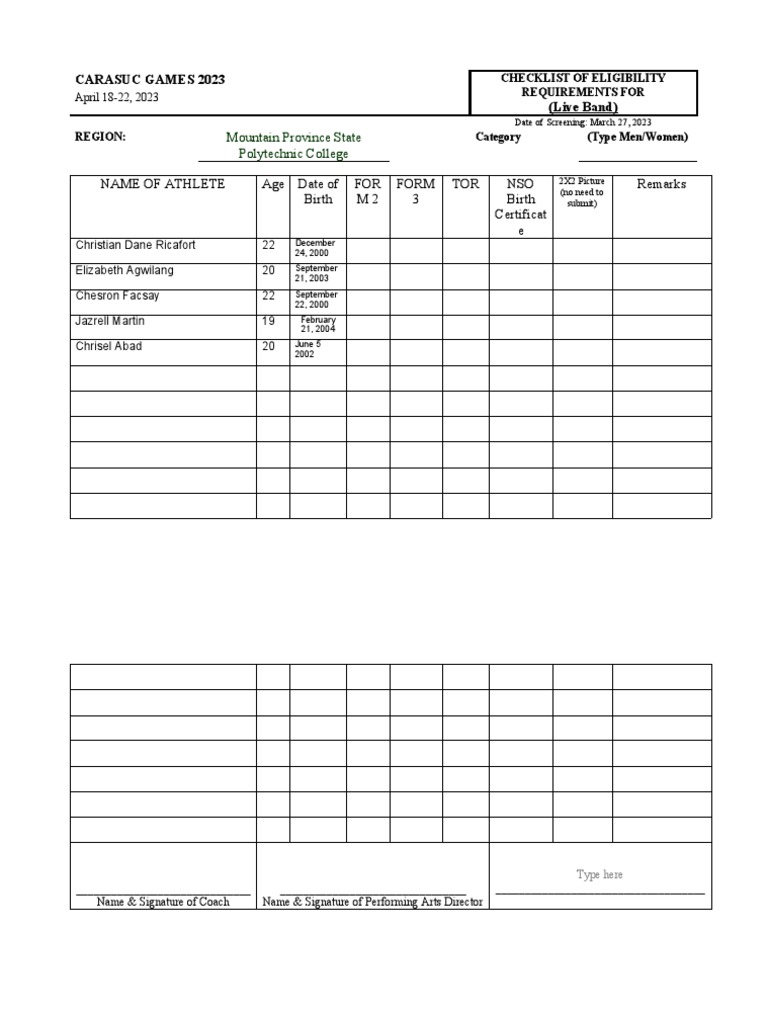 Form 1 | PDF