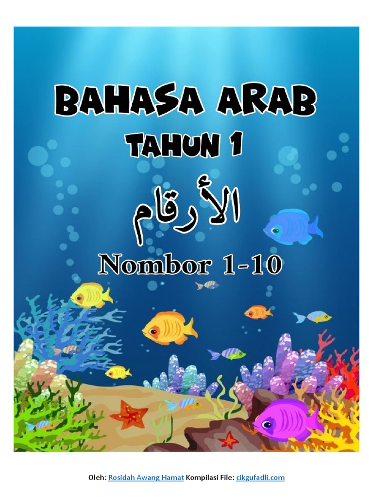  Bahasa Arab Tahun 1 Nombor 1-10 