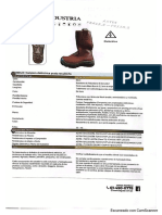 Ficha Técnica - Campera Dieléctrica Punta Recubierta