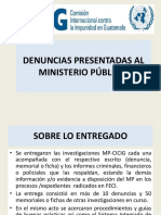 Denuncias Presentadas